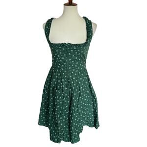 Original Steindl Bavarian Dress - Green Floral